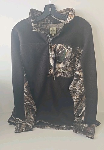 Chaqueta softshell camuflada para hombre HEYBO al aire libre 1/2 cremallera M - Imagen 1 de 9