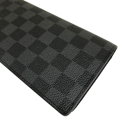 Portafoglio lungo originale Louis Vuitton Brazza Damier grafite N62665 TA0120 - Foto 6 di 24