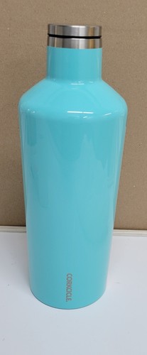 Corkcicle Uline Branded 60oz Turquoise Canteen Water Bottle Triple Insulated - Picture 6 of 17