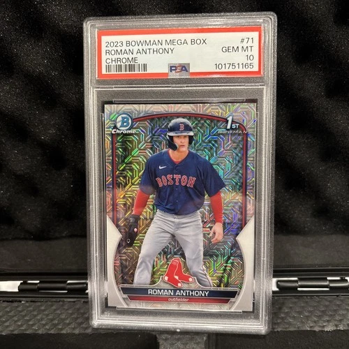 Roman Anthony 2023 Bowman Chrome MEGA BOX #BCP-71 1st RC - PSA 10 GEM-MINT