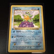 英語版初期　Squirtle 1st Edition shadowless 英語版初期 Squirtle 1st Edition shadowless 1st Edition