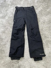 Columbia Bugaboo Omni-Tech Snow Ski Pants Mens Large Black Waterproof Insulated