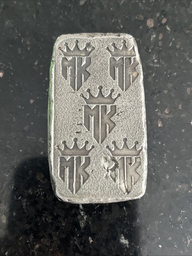 5 Ozt MK BarZ "Eagle" Monogrammed Back Weight Bar .999 Fine Silver - Picture 4 of 4
