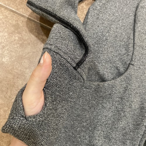 Lululemon Women's Scuba Full Zip Hoodie Jacket Gray Size 10 - Picture 3 of 10
