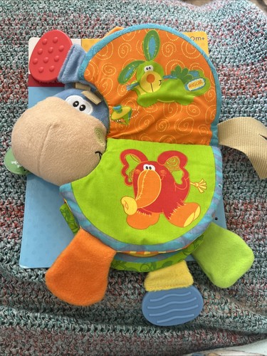 Playgro Clip Clop Chewable Teether Book. 0 Months. - Picture 2 of 5