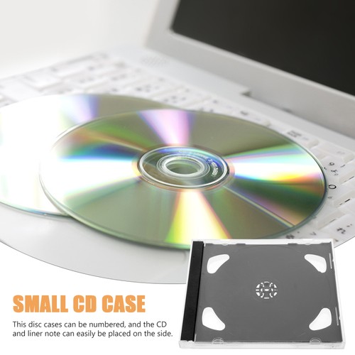 6 Pcs Plastic CD Disc Box Dvd Organizers and Storage Discs Holder - Afbeelding 11 van 12