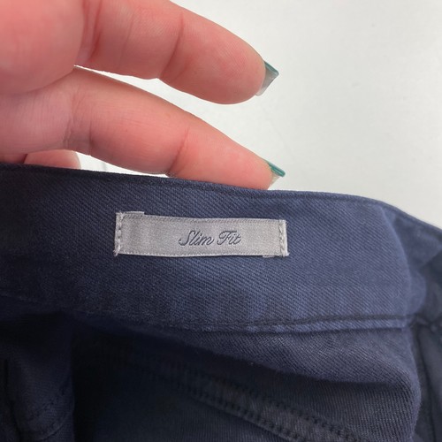 GANT Men Navy Blue Linen Cotton Slim Fit Skinny Jeans Size W36 L34 - Picture 6 of 13