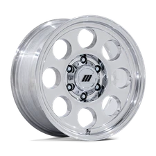 16x8 Pro Comp PA201 Heritage Polished Wheel 5x5 (0mm)