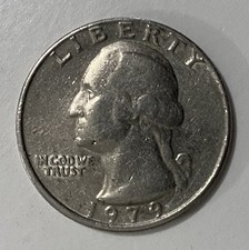 1979 No Mint Mark Washington Quarter 25C 25 Cents Rare Good Condition
