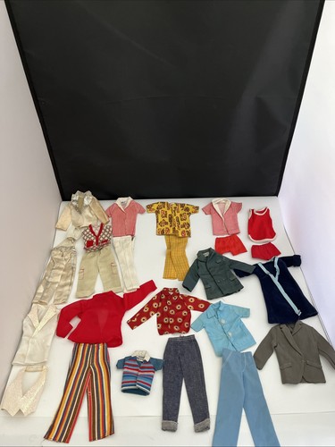 Vtg 1960-70 Lot Ken & Friends Doll Clothes 24 PCs Barbie’s Boyfriend
