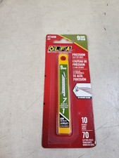A1160B OLFA 30 Degree Snap Off Replacement Art Blades, 9mm, Pack of 10