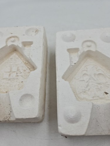 Vintage Schlickergussform eines Hauses - Bild 4 von 12