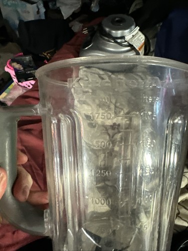 Licuadora KitchenAid 56 oz jarra de 7 tazas solo plástico KSB560 repuesto genuino - Imagen 2 de 12