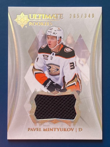 2023-24 PAVEL MINTYUKOV UD Ultimate Collections Rookies #'d265/349 No. 150 Ducks - Picture 2 of 4