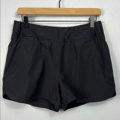 Lands’ End Black Athletic Swim Shorts 10
