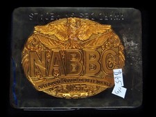 TI01167 NOS VINTAGE 1988 NAT'L ASSOC. OF BELT BUCKLE COLLECTORS BUCKLE