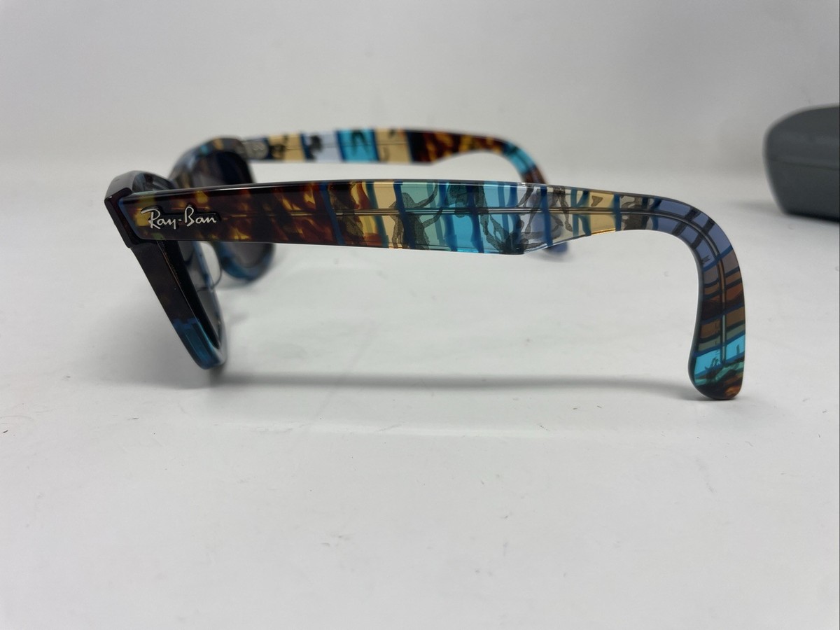 小物 Ray Ban WAYFARER RB2140 Ray-Ban RB2140 Original Wayfarer Bicolor L (50 - 22) with