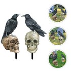  2 Pcs Halloween Dekoartikel Outdoor Rasendekorationen Halloween-Ornamente