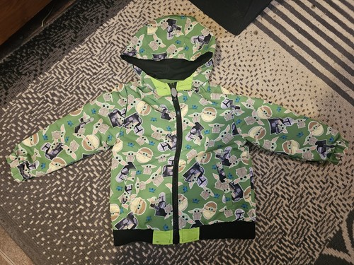 Star Wars The Mandalorian Kids Reversible Jacket Size 3 Disney Store Grogu - Bild 3 von 5