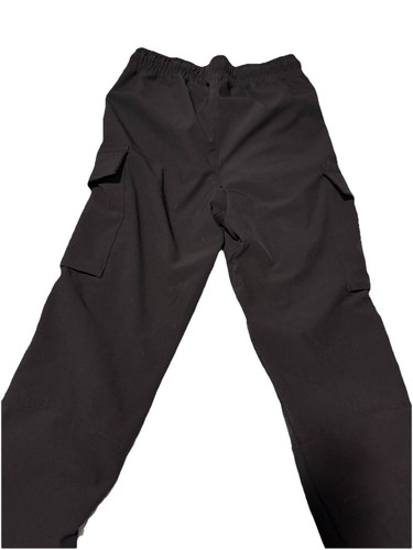All In Motion Stretchy Waist Wind Breaker Cargo Joggers Youth Black Size S 6/7 - Picture 2 of 3