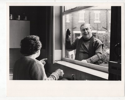 Bernard Youens Schauspieler Fensterputz Krönung St 60er Jahre Pressefoto 
