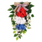 Kranzdekoration für den Unabhängigkeitstag. Wandbehang, Kranzdekoration