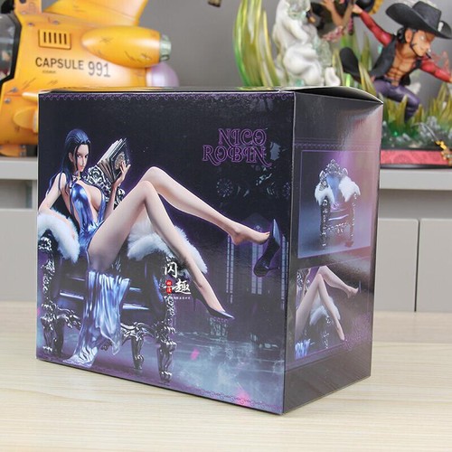 Nuovo Nico·Robin Anime UNICO PEZZO PVC Figura Divano Ver. Modellino giocattolo 14 cm nuovo con scatola - Foto 7 di 8