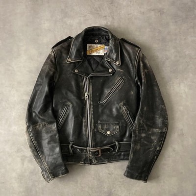 1980s~ SCHOTT DOUBLE RIDERS JACKET 34