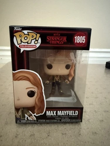 NEW UNOPENED Stranger Things Max Mayfield Funko Pop #1805 + pop protector