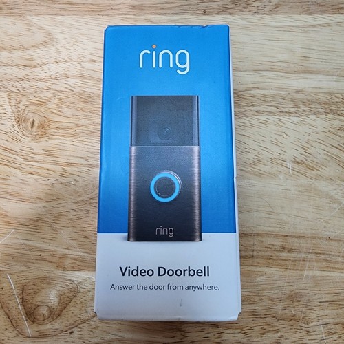 New RING Video Doorbell Camera 2nd Gen Wireless -Venetian Bronze - SEALED