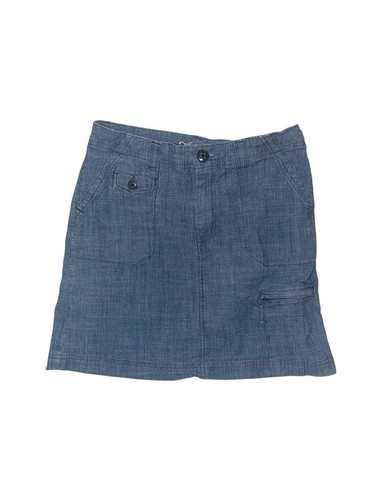 Croft & Barrow Damengröße 6 blauer Chambray-Skort