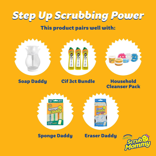 Scrub Mommy Sponges Dish Scrubber Non Scratch Cleaning Sponges Kitchen Bathroom - Picture 7 of 12