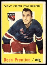 1959-60 Topps Dean Prentice New York Rangers #17