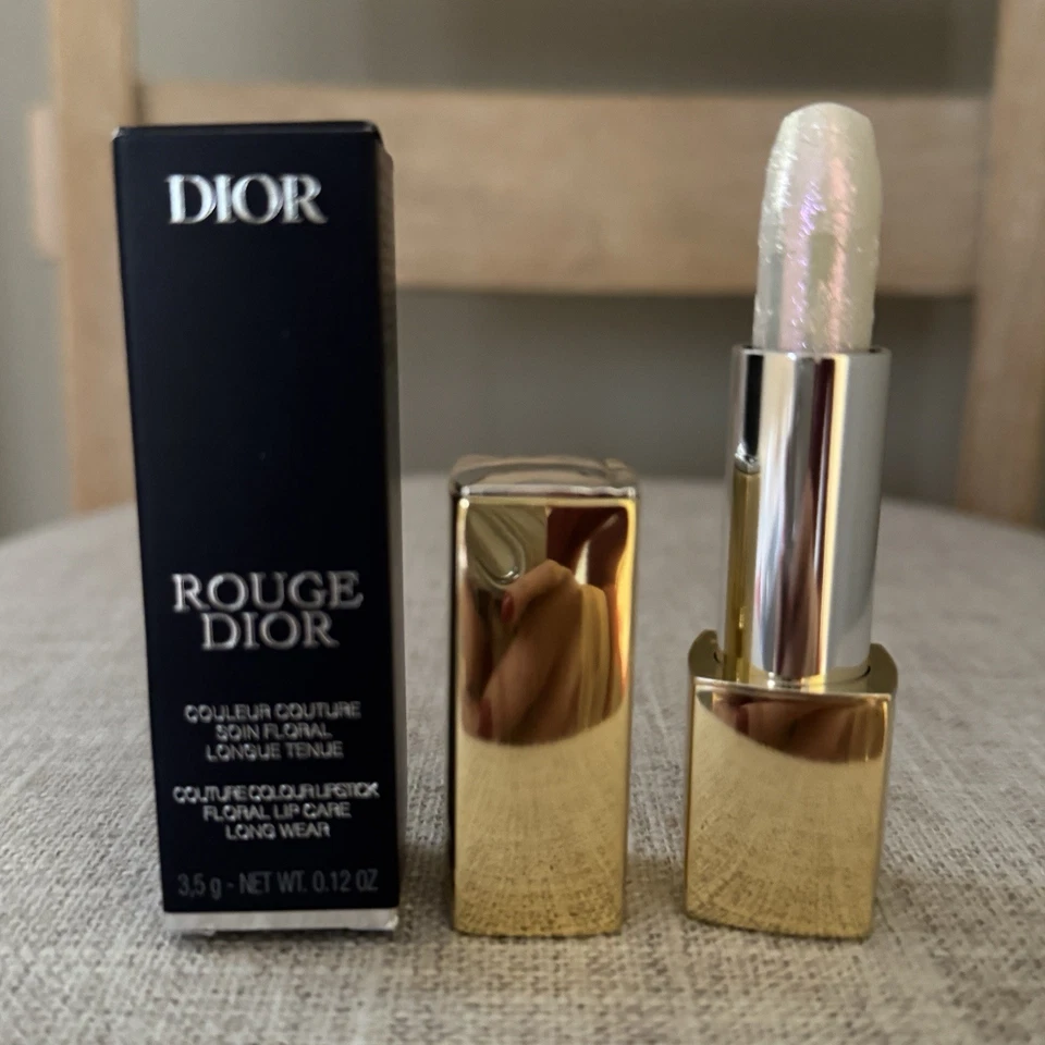 Rouge Dior Lipstick #010 Crystal Sparkle Finish Holiday 2025 Collection - Image 2 of 4