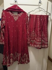 Pakistani Indian Fancy Wedding Party Wear Garara Dress