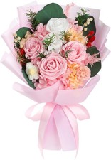 Flowers for Delivery, Preserved Flowers Bouquets, Pink Roses Flowers, Birthday F