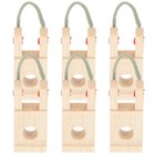6 Pcs Piano String Machine Accessories Wooden Middle Shaft Frame for