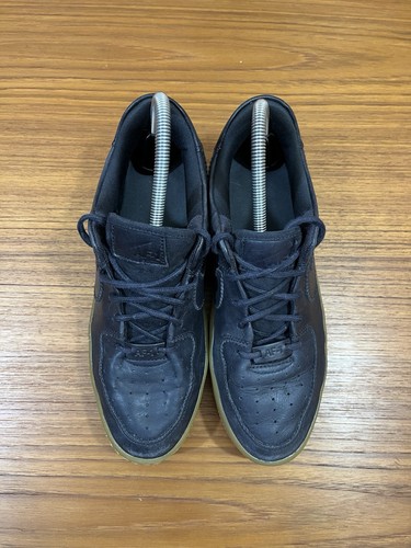 Mujer 9.5 Nike Air Force 1 Sage Low LX Zapatos Negro Goma AR5409 002 Cuero - Imagen 2 de 10