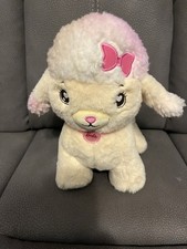 Mattel Barbie Plush Toy Poodle Stuffed Animal Lights  Sound Dog Toy SEE VIDEO