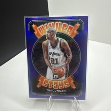 2021-22 Panini Donruss Optic - Winner Stays Tim Duncan #19 Purple Prizm
