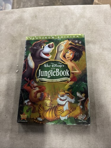Walt Disney's The Jungle Book DVD 2-Disc 40th Anniversary Platinum Edition Seal