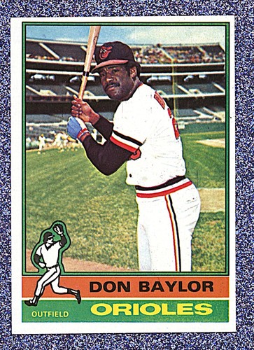 1976 Topps Baseball Set Break # 125 Don Baylor - Orioles - Free Shipping - Picture 1 of 2