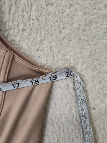 Fashion Nova Damen Top 3XL braun Poly-Mischung quadratischer Ausschnitt Cropped Slim Fit Tank - Bild 9 von 17