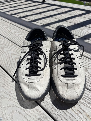 Adidas Alexander Wang x AW Hike Low Men's Size 10.5 Grey Black Suede AC6842 - Picture 6 of 10