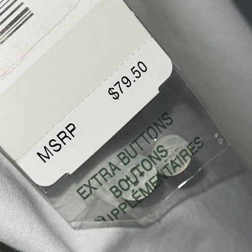 Lauren Ralph Lauren Petite PS White Band Collar Tunic Dress Shirt 100% Cotton - Picture 8 of 9