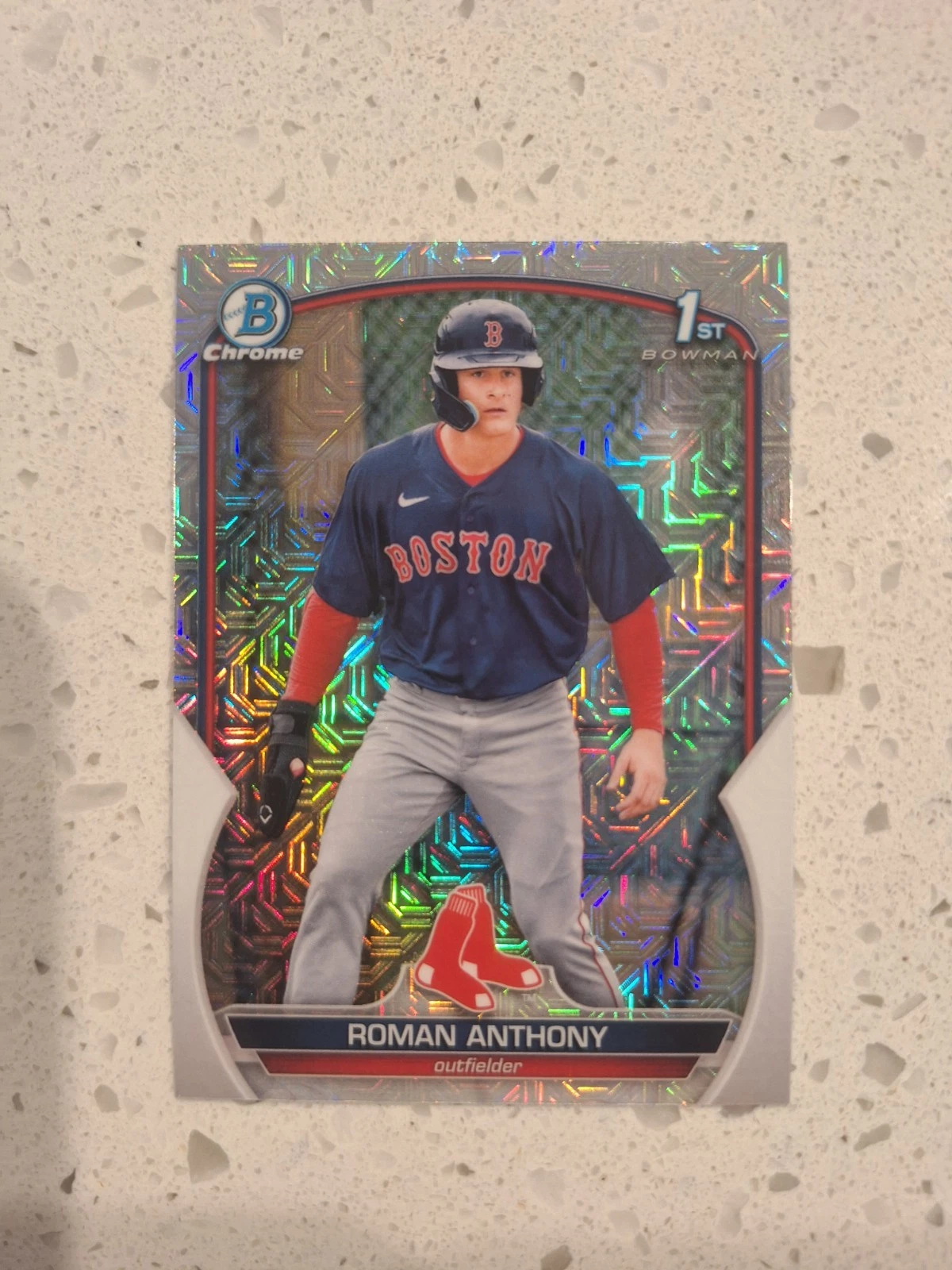 2023 Bowman Chrome 1st Roman Anthony Mega Box Mojo Refractor #BCP-71 Rookie RC