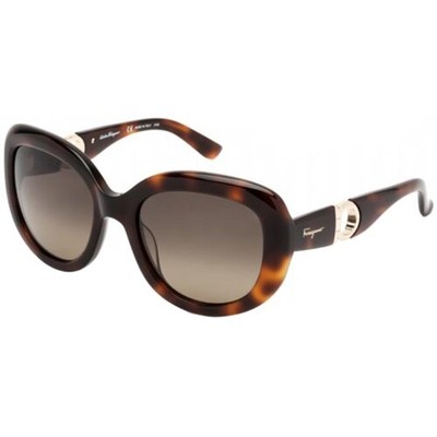 NEW Authentic Salvatore Ferragamo Tortoise Cat Eye Sunglasses Ferragamo Women Tortoise Cat Eye Sunglasses SF1061S-240  main image 2