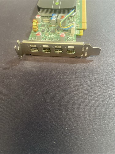 OEM NVIDIA NVS 510 2GB GDDR3 GPU 4x MINI Display Port (Low Profile Bracket) - Picture 2 of 5