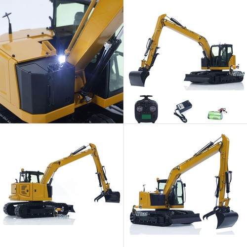 Metal 1:14 C308 RC Hydraulic Excavator 4 Valve RTR Digger Extended Arm ST8 Radio - Picture 7 of 12