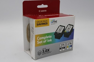 Canon PG-275 XL/CL-276 XL High-Yield Ink Cartridge Value Pack, Black/Tri-Color